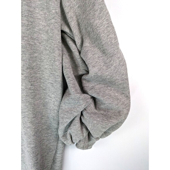 HUNTER BOOTS for Target Womens Sweatshirt Mini Dress Gray Small Puff Letters - Picture 11 of 16